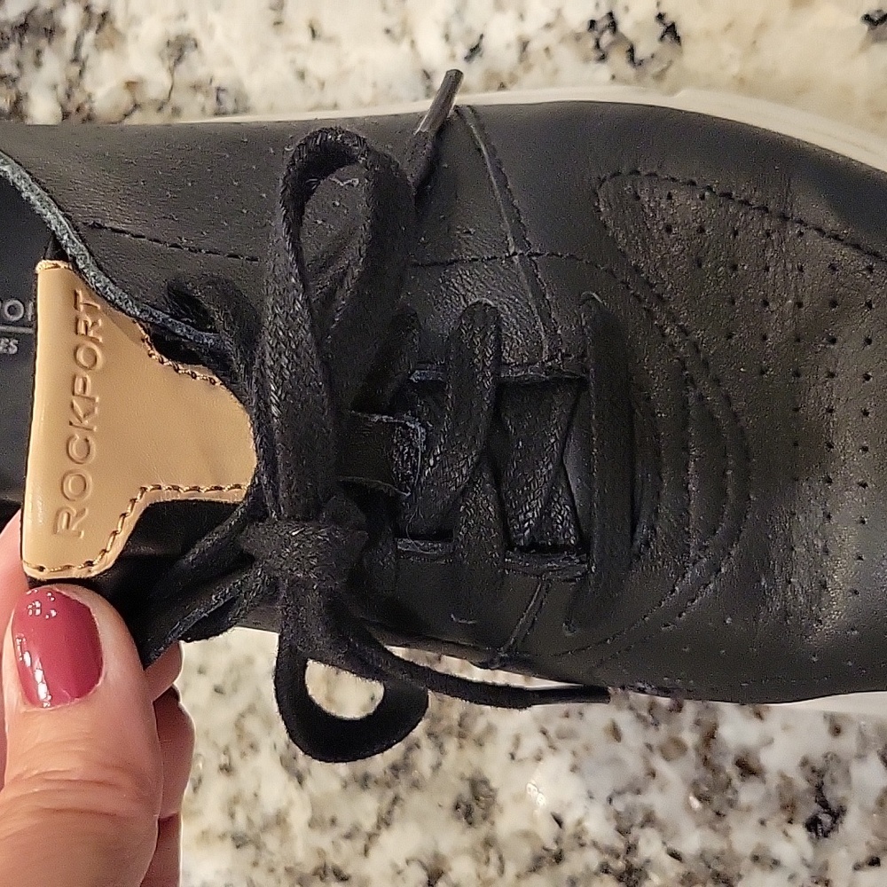 Rockport Women's Black and White Sneakers - Picture 7 of 8